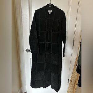 Vintage Newport News Suede Duster Coat